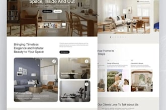 design a luxury squarespace vacation rentals website airbnb hotel booking site