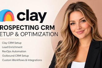 setup clay prospecting crm clay lead enrichment clay revops CRM outbound CRM