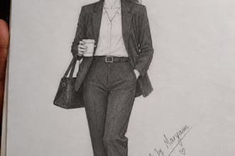 draw a human realistic pencil sketch