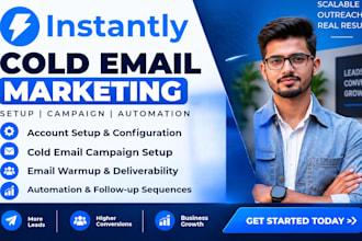 setup instantly cold email marketing instantly campaign automation