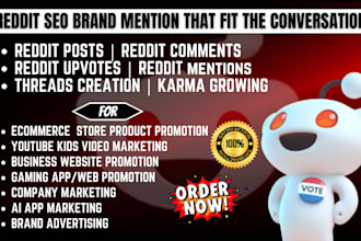 do reddit SEO backlink post to promote any company or website