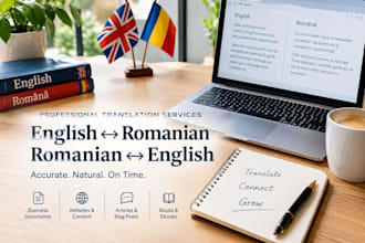 professionally translate english to romanian or romanian to english