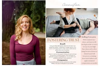 design educational wellness flyers and infographics
