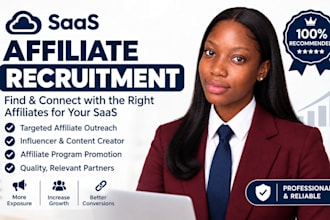 recruit affiliates and promote your saas affiliate program