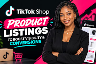 optimized tiktok shop, product listings to boost visibility and conversions