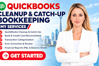 clean up and catch up your quickbooks bookkeeping
