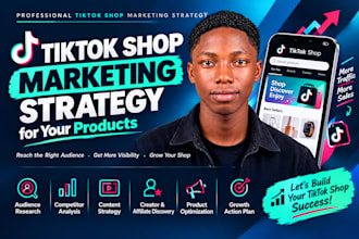 create a tiktok shop marketing strategy for your products