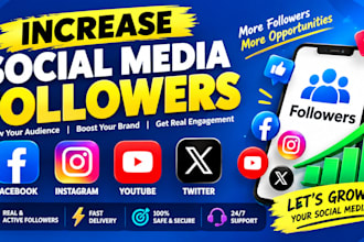 increase your social media followers and engagment