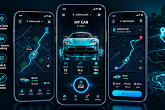 develop geolocation app, car tracking app, transportation app, gps tracking app