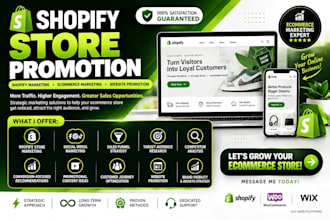 do shopify marketing, shopify store promotion, ecommerce marketing