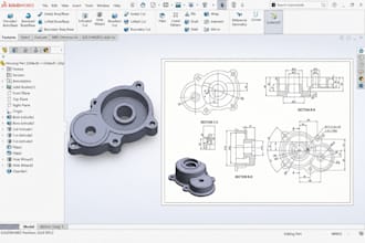 create 2d drawings, technical drawings, engineering drawings and drafting