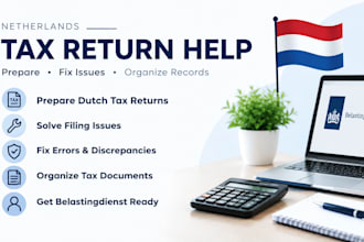 netherlands tax returns and solve dutch tax filing issues and bookkeeping