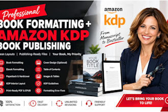 book formatting kindle paperback formatting amazon kdp book layout design