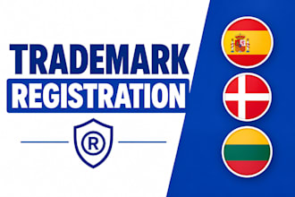 do trademark registration in spain denmark lithuania