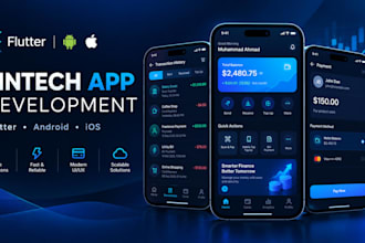 develop a fintech finance wallet payment app in flutter