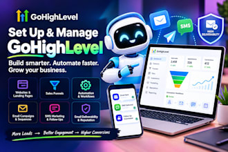 setup and manage gohighlevel website email sms automation email deliverability