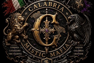 design a custom coat of arms, family crest and heraldic logo