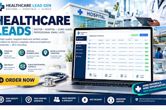 generate doctor leads, healthcare leads, hospital leads and doctor email list