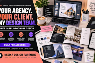 be your white label brochure design partner for agencies and creative teams