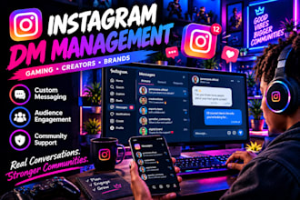 manage instagram dm outreach and audience engagement for brands and gaming