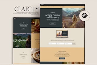 design wellness website, nutritionist, meditation, private practice website