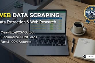 do web data scraping and data extraction