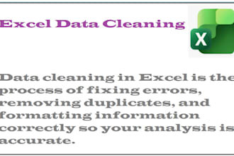 data cleaning in excel