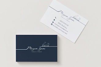 design a modern and personalized business card