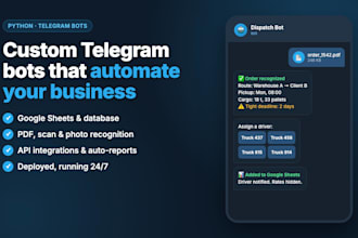 build a python telegram bot