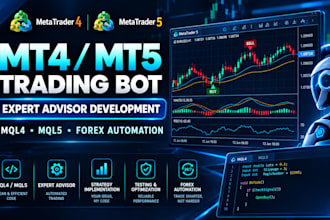 develop a metatrader 4 or 5 trading bot and expert advisor