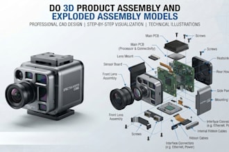 do 3d product assembly and exploded assembly models