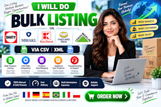 do bulk listing on darty mirakl csv xml kaufland mercado libre via leory merlin