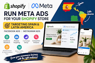 run, manage spanish meta ads facebook ads manager targeting spain latin america