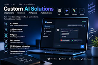 build ai apps, llm agents, chatbots, and automations