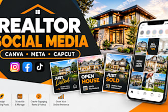 manage realtor social media with canva meta business suite and capcut