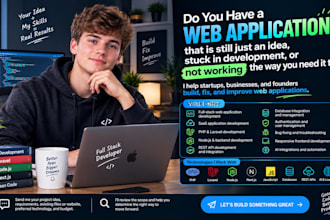 be  software developer full stack web developer for saas web application
