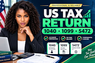 do US UK tax filing, form 1040, 1099, 5472 irs tax return tax credit fast