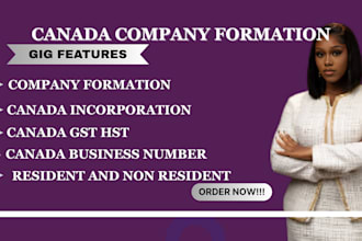 incorporate your canada company, register your bn and bank creation guidance
