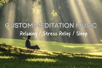 create custom relaxing piano meditation music for study sleep and stress relief