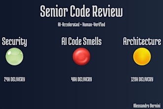 do expert code review for security or architecture or and ai generated code