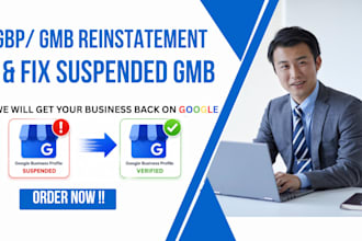 setup google my business fix suspended gmb reisntate business profile suspension
