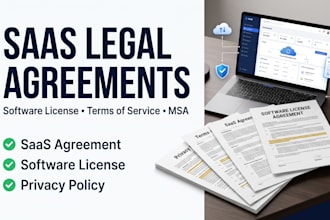 do saas agreement software license and terms of service