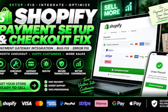shopify payment setup checkout fix shopify payment gateway integration bug fix