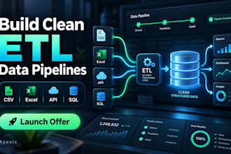 build etl data pipelines
