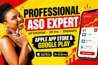 do aso app description aso title app promotion app store google play marketing