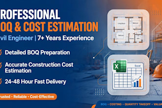 boq bill of quantity and construction cost estimation