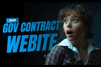 help you with government contract website and capability statement