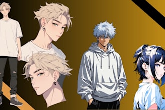 do manga art, manga cover art, anime, webtoon, anime illustration, comic cover