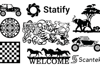 create dxf dwg svg for laser cutting engraving and cricut
