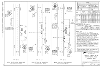prepare traffic control and parking plans for roadwork and permits